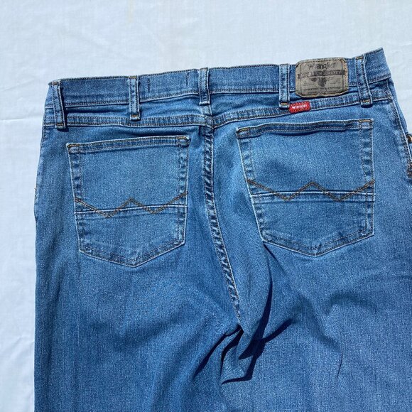 Wrangler Jeans Men's 34x34 Regular Straight Fit / Straight Leg Blue Denim 2 Pair - Picture 11 of 16